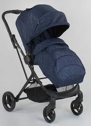 Коляска прогулочная joy liliya (66916) синяя