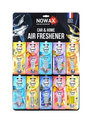 Мембранный ароматизатор nowax mix №1 sweet fresh для авто офиса дома освежитель воздуха диффузор ve-33