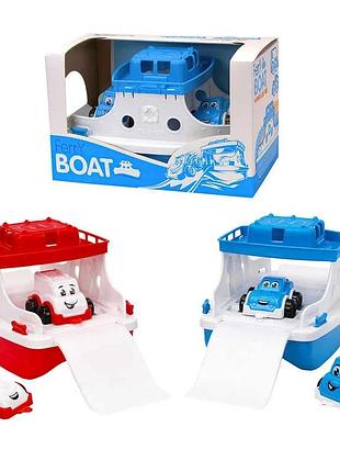 Игра паром с набором яркого водного транспорта 6795 (8) "technok toys"