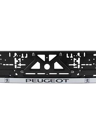 Рамка номерного знака для peugeot 3926 winso кріплення захисту автономера стандартного розміру тримач но ve-33