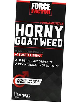 Екстракт горянки, fundamentals horny goat weed, force factor 60капс (08641004)