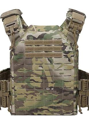Тактична плитоноска emersongears 25х30 см жилет без плит для полювання та спорту мультикам камуфляж dm-11