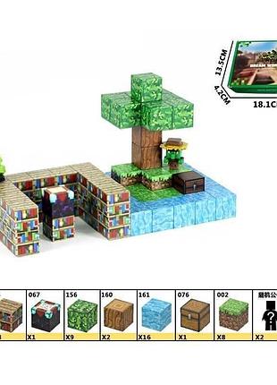 Конструктор магнитный "майнкрафт/minecraft", 63 дет (lzck064)