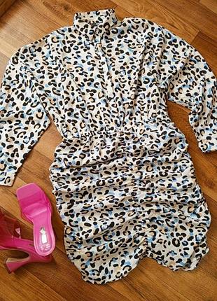 Леопардова сукня-сорочка