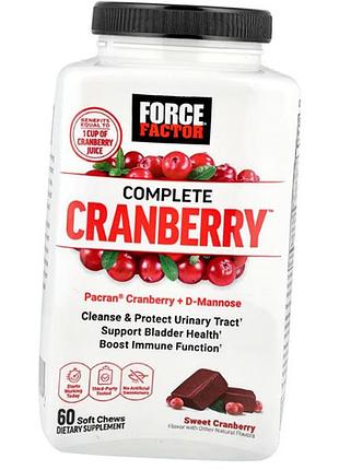 Экстракт клюквы, complete cranberry soft, force factor 60гелкапс клюква (71641011)