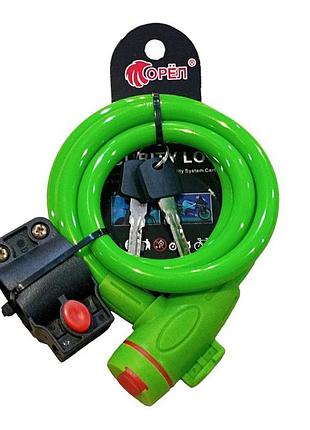 Велосипедний замок з утримувачем 852-90 /товщина 9мм/ довжина 900мм