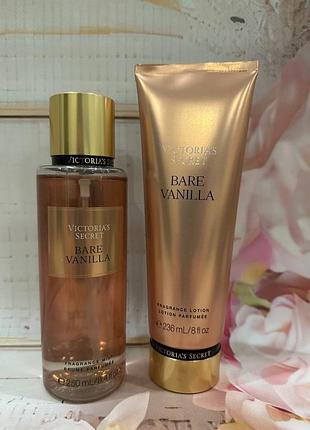 Набір victoria’s secret bare vanilla міст та лосьон для тіла