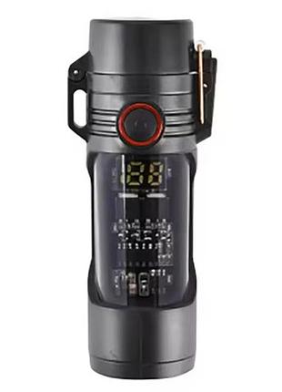 Ліхтар запальничка d66 cob usb type-c для туристів та активного відпочинку вологостійкий світлодіодний л ve-33