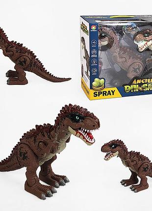 Динозавр на радиоуправлении 666-70 a (10/2) подсветка, звук, парогенератор, ходит вперед/назад, откладывает