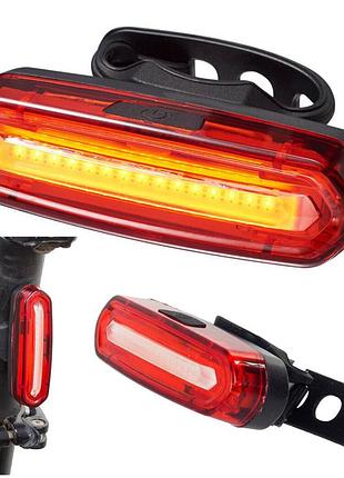 Велосипедне заднє світло miguer акумулятор pl-b20b, aqy-096 micrusb