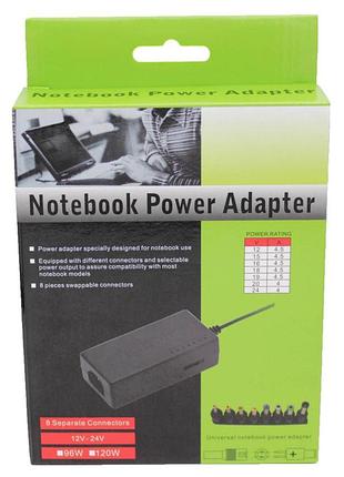Сетевое зарядное устройство для ноутбука notebook power adapter 120w / 2456