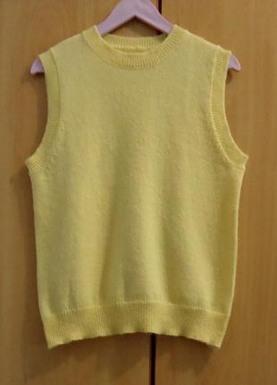 Супер  жилет жилетка безрукавка мохер р.44-46