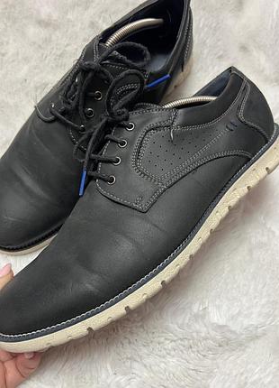 Чоловічі  туфлі дербі venice еко шкіра 45 р.( уст 29 см