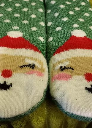 Новогодние носочки с*овчинкой*36р або меньше