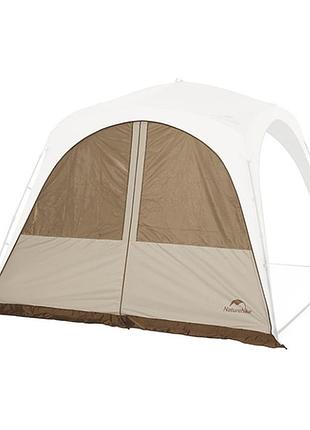 Двери к тенту naturehike cnk230ws014 бежевые для кемпинга защита от насекомых тканевая дверь dm-11