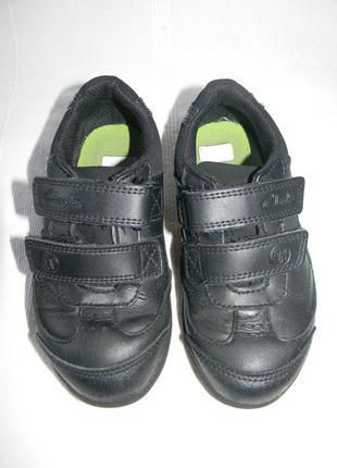 Кожаные спорт.туфли clarks р.8 g дл.ст 16см