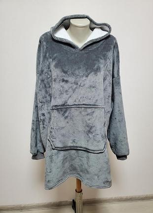 Гарна флісова туніка ескімоска  з капюшоном