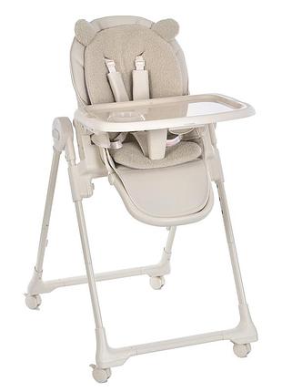Детский стульчик для кормления el camino crystal (me 1037 bear beige)