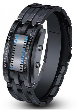 Чоловічий наручний годинник skmei level чорний кварцовий годинник для чоловіків з прямокутним корпусом т dm-11