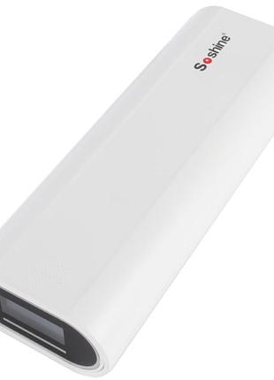 Power bank + зарядное устройство soshine e4 (1-2x18650)