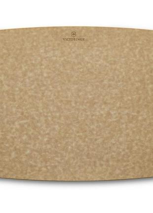 Разделочная доска epicurean kitchen l 368х285х6 мм коричневая кухонная доска для нарезки и сервировки dm-11