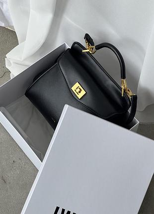 Женская сумка jw pei черный классический lucia classic top handbag