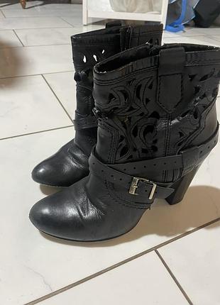 Жіночі черевички дуже святкові і екстравагантні san marina, від vera pele, шкіра, розмір 38, устілка 25,5,