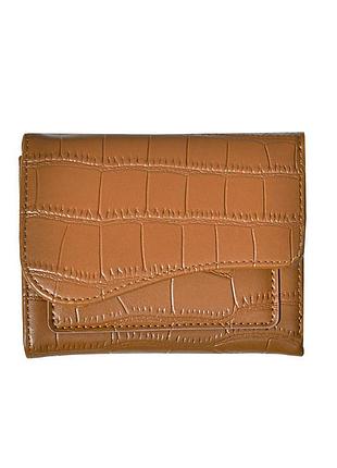 ★➚женский кошелек eastern star коричневый горизонтальный для карт и купюр повседневный из искусственной ко