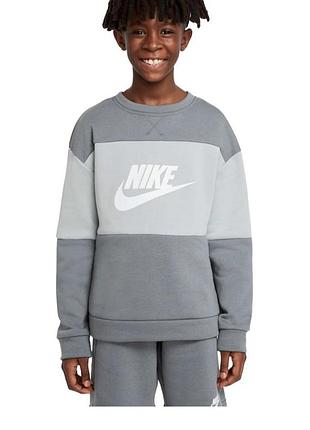 Світшот кофта nike сірого кольору утеплений 12-14 років на хлопця