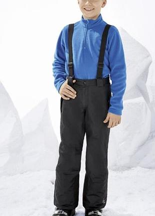 Брюки зимние/ лыжные на съемных бретелях crivit 158/164