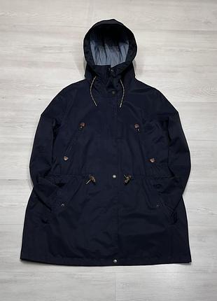 Fat face фірмовий жіночий темно-синій плащ дощовик куртка штормівка вітрівка з капюшоном на пуховик оригінал англія 🏴󠁧󠁢󠁥󠁮󠁧󠁿