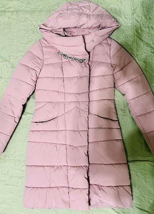 Куртка зимова рожева