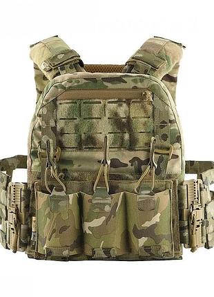 Тактическая плитоноска m-tac cuirass qrs мультикам для бронезащиты с системой быстрого сброса и molle dm-11