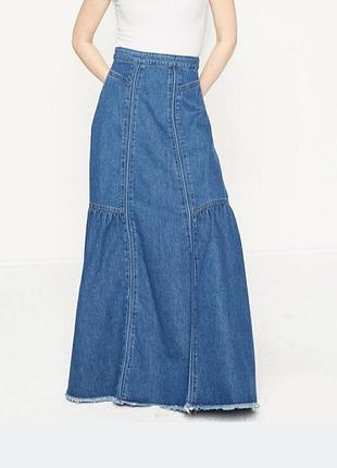 Джинсова спідниця а силуету