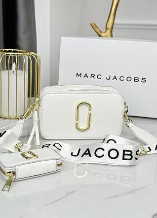 Сумка жіноча маркбалкс 2в1 білий marc jacobs 2 в 1