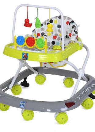 Ходунки музыкальные (m 0541c-9) серо-зеленый