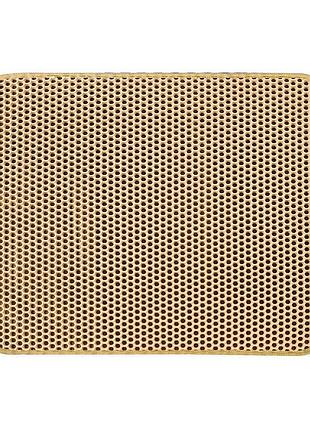 ★➚двухслойный коврик для кошачьего туалета lesko нескользящий бежевый с песочным фильтром для домашних жив