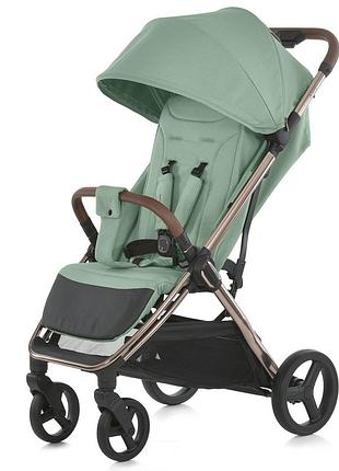 Детская коляска прогулочная el camino axis (me 1192 sage green) с чехлом