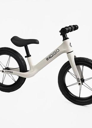 Детский велобег corso indigo 14 дюймов (d-3261-45) надувные колеса