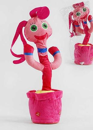 М'яка інтерактивна іграшка с 53132 «матуся-монстрик» з аудіо та світловими ефектами, танцює, функція запису голосу, висота 33 см