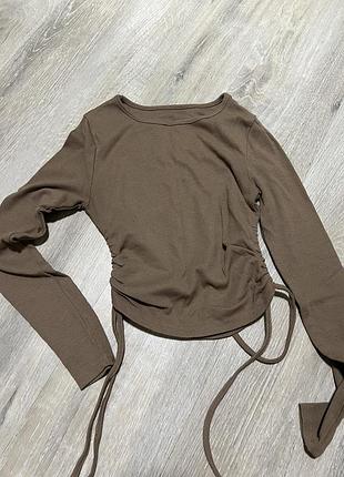 Кофта з затяжками