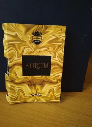 Aurum ajmal для женщин.1.5млпарфюмировная вода.1 фото