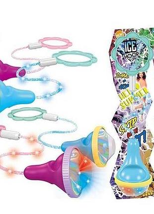 Интерактивная скакалка на ногу sa 1002 (128/2) с мультицветной подсветкой, на батарейках