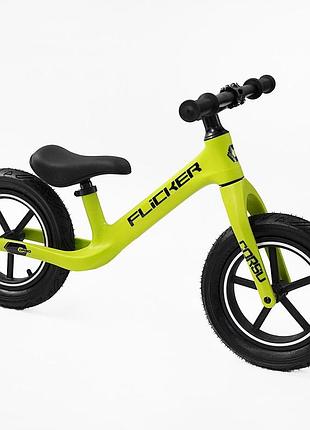 Детский велобег corso flicker 12 дюймов (fl-0174-65) надувные колеса