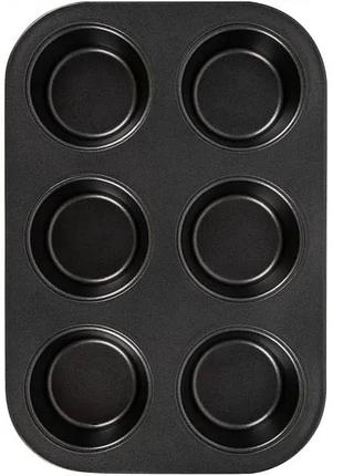 Форма для мафінів gusto 6шт.