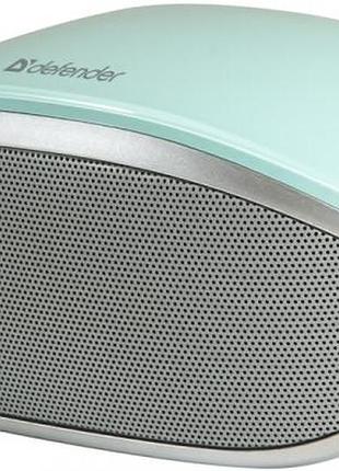 Акустическая колонка defender moon solo 4вт bluetooth для дома и поездок портативная колонка голубая dm-11