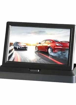 Автомобильный дисплей ds-5m 5 дюймов для камеры заднего вида черный монитор для подключения видеосигнала dm-11