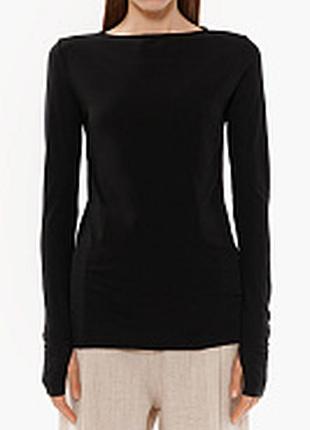 Реглан женский toteme черный с вырезом лодочка м