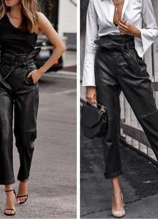 Брюки штаны экокожа