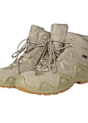 ★➚ботинки тактические han-wild hw07 44 песочные для мужчин с шнуровкой для охоты и туризма dm-11